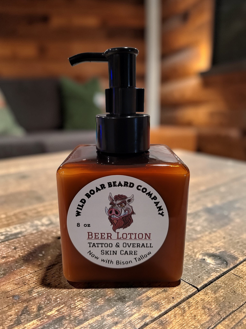 Beer Lotion – Wild Boar Beard Company